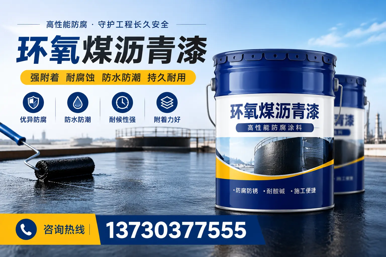 如何判断环氧煤沥青漆的质量?万全消费者指南