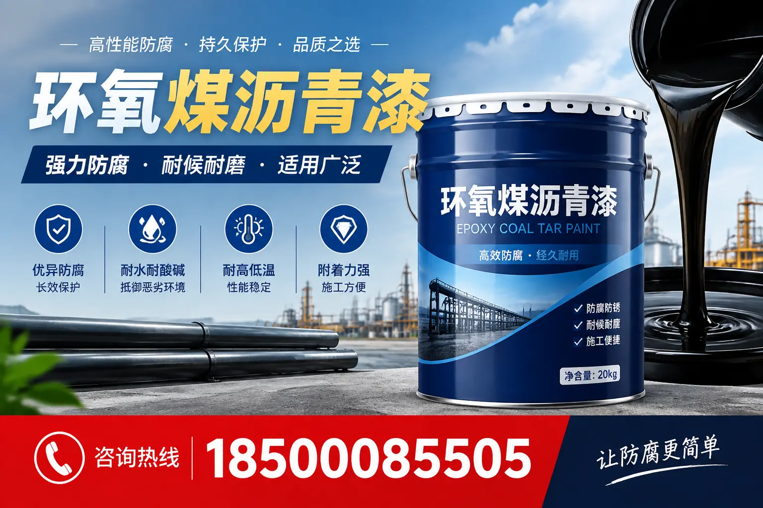 环氧煤沥青漆在不同气候条件下的表现分析,万全适用性